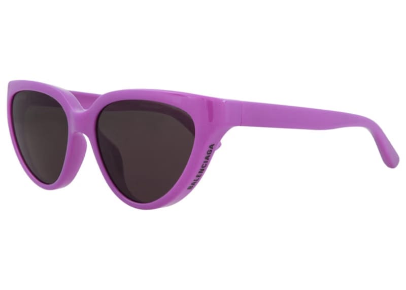 Balenciaga Cat Eye-Frame Bio Injection Rilsan Sunglasses Pink/Grey (BB0149S-30011214-006)