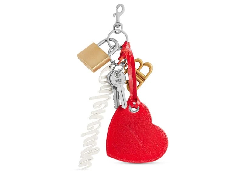Balenciaga Paloma Keychain Multicolored