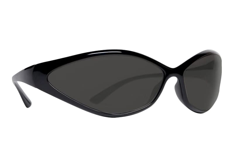 Balenciaga 90S Oval Sunglasses Black (745069T00071000)