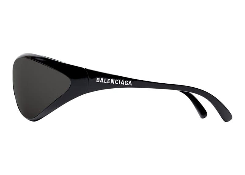 Balenciaga 90S Oval Sunglasses Black (745069T00071000)