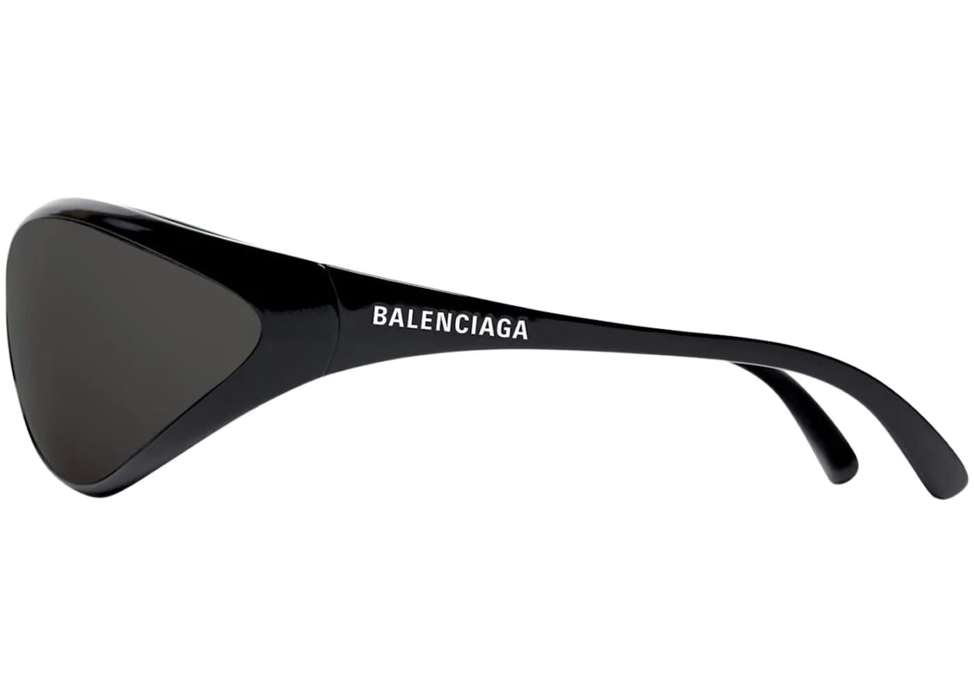 Balenciaga 90S Oval Sunglasses Black (745069T00071000)