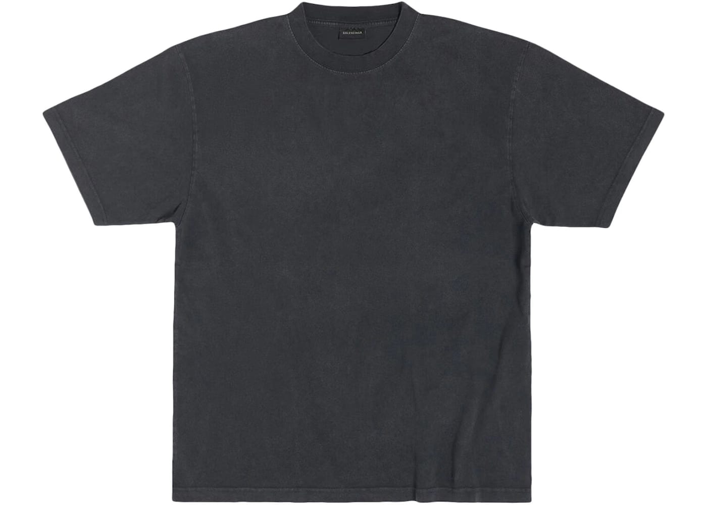Balenciaga Back Large Fit T-Shirt Black