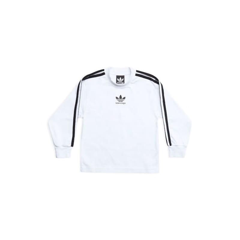 Balenciaga x adidas Kids - Long Sleeve T-Shirt White