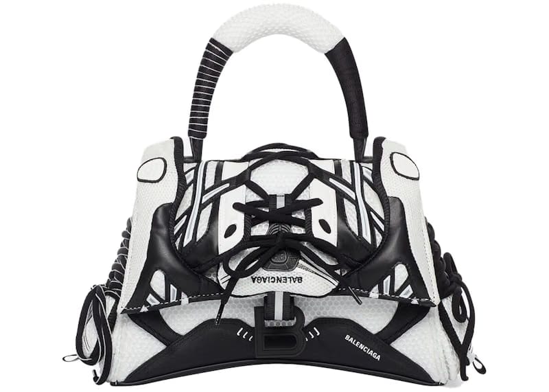 Balenciaga Sneakerhead Top Handle Small Black/White