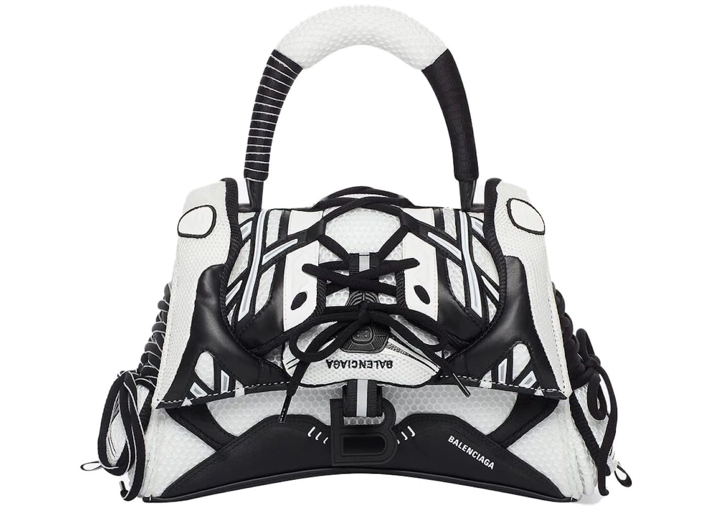 Balenciaga Sneakerhead Top Handle Small Black/White