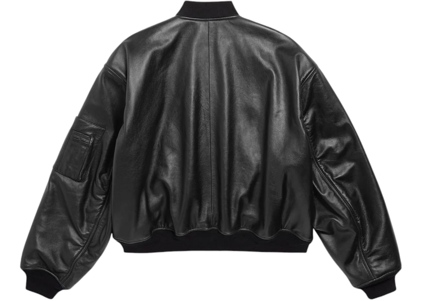 Balenciaga Automobil Lamborghini Oversized Bomber Jacket Black