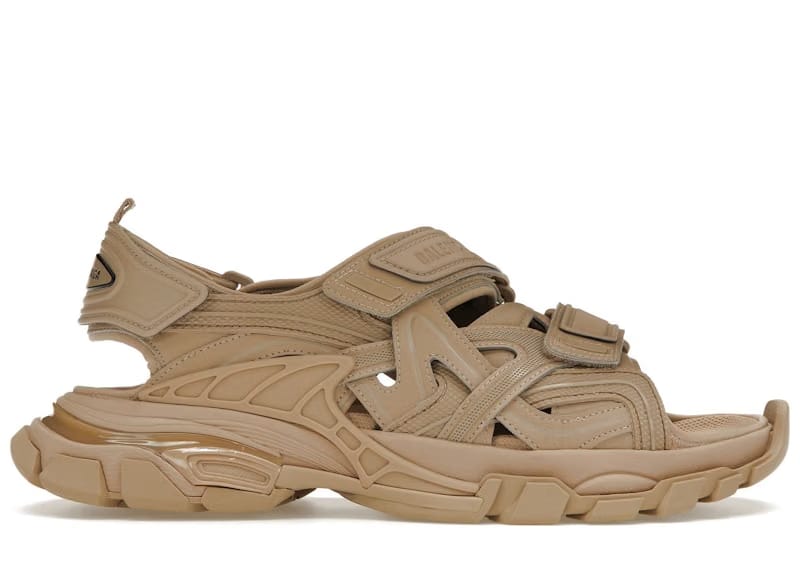 Balenciaga Track Sandal Beige