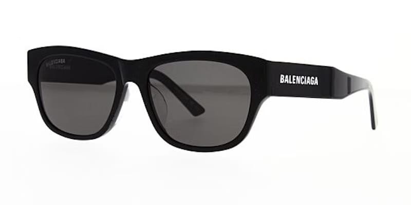 Balenciaga Rectangle Sunglasses Black (BB0164S)