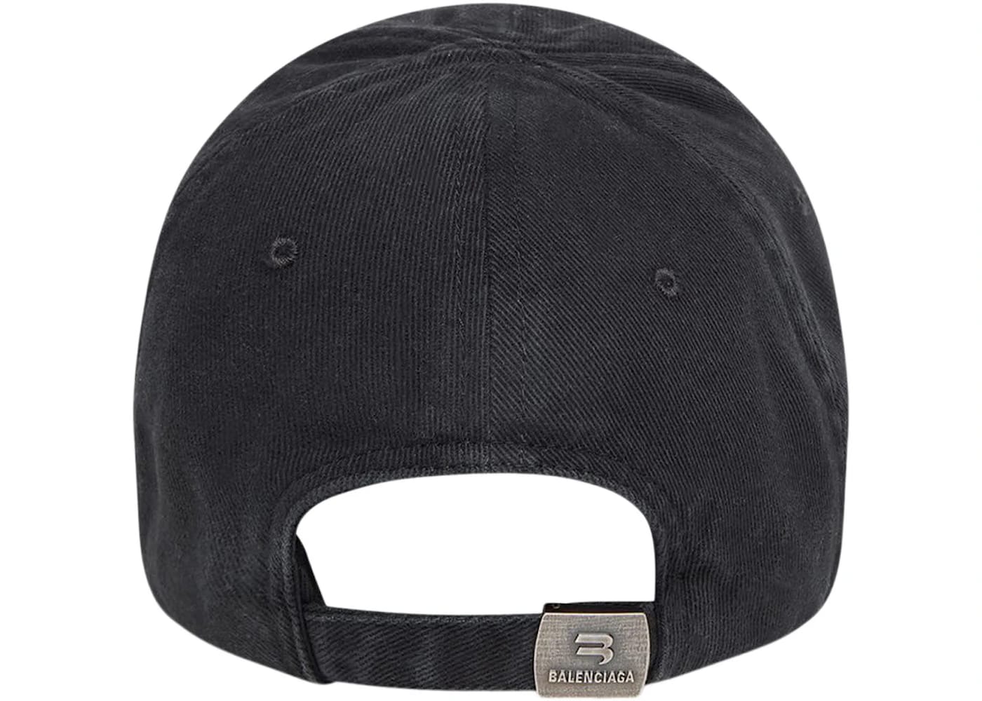 Balenciaga Property Strapback Cap Black/White