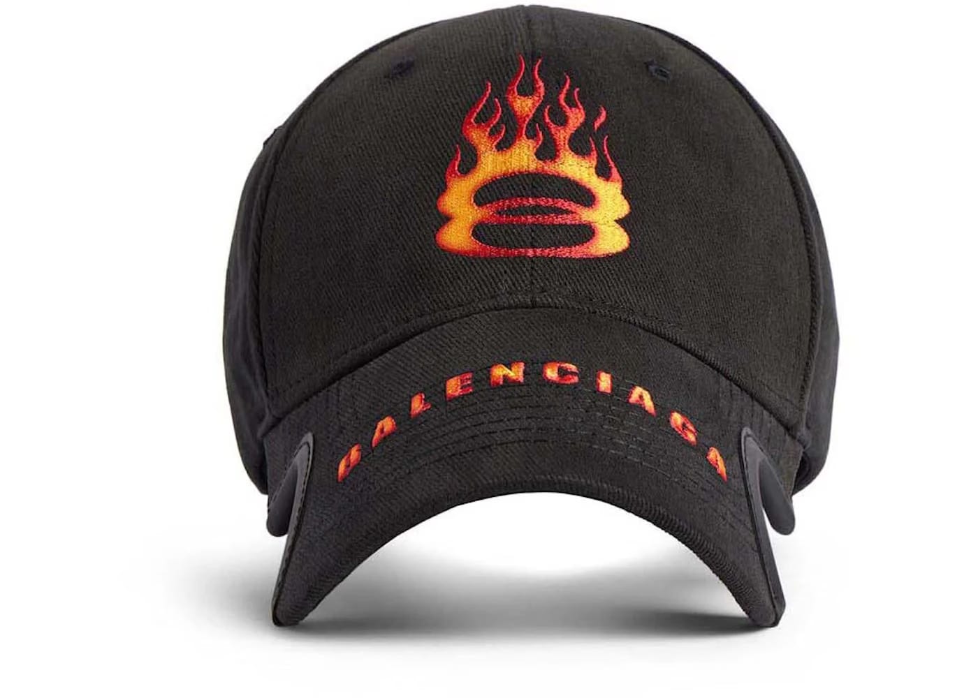 Balenciaga Burning Unity Cap Black/Orange