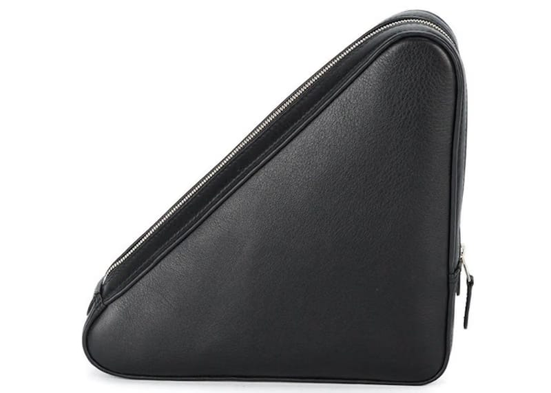 Balenciaga Triangle Clutch Medium Black