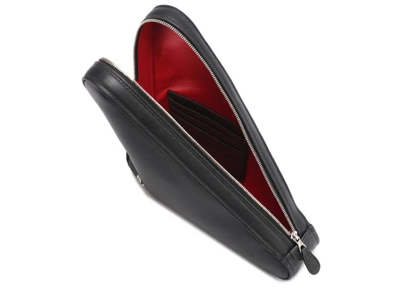 Balenciaga Triangle Clutch Medium Black