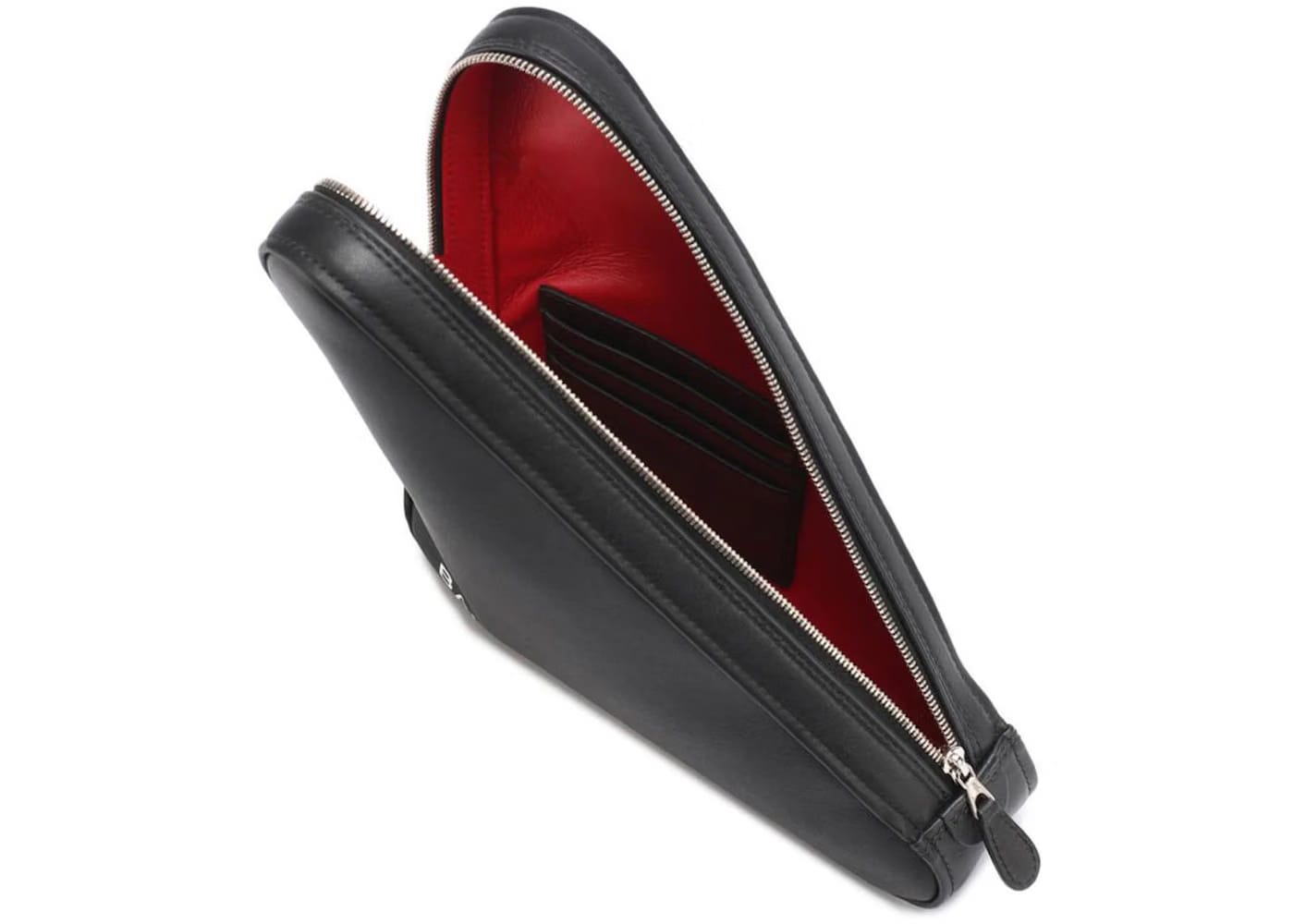 Balenciaga Triangle Clutch Medium Black