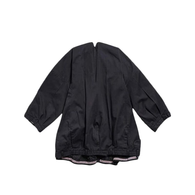 Balenciaga LS Vareuse Dress Navy
