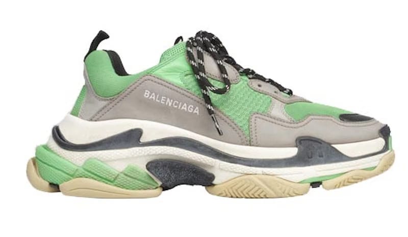 Balenciaga Triple S Green White
