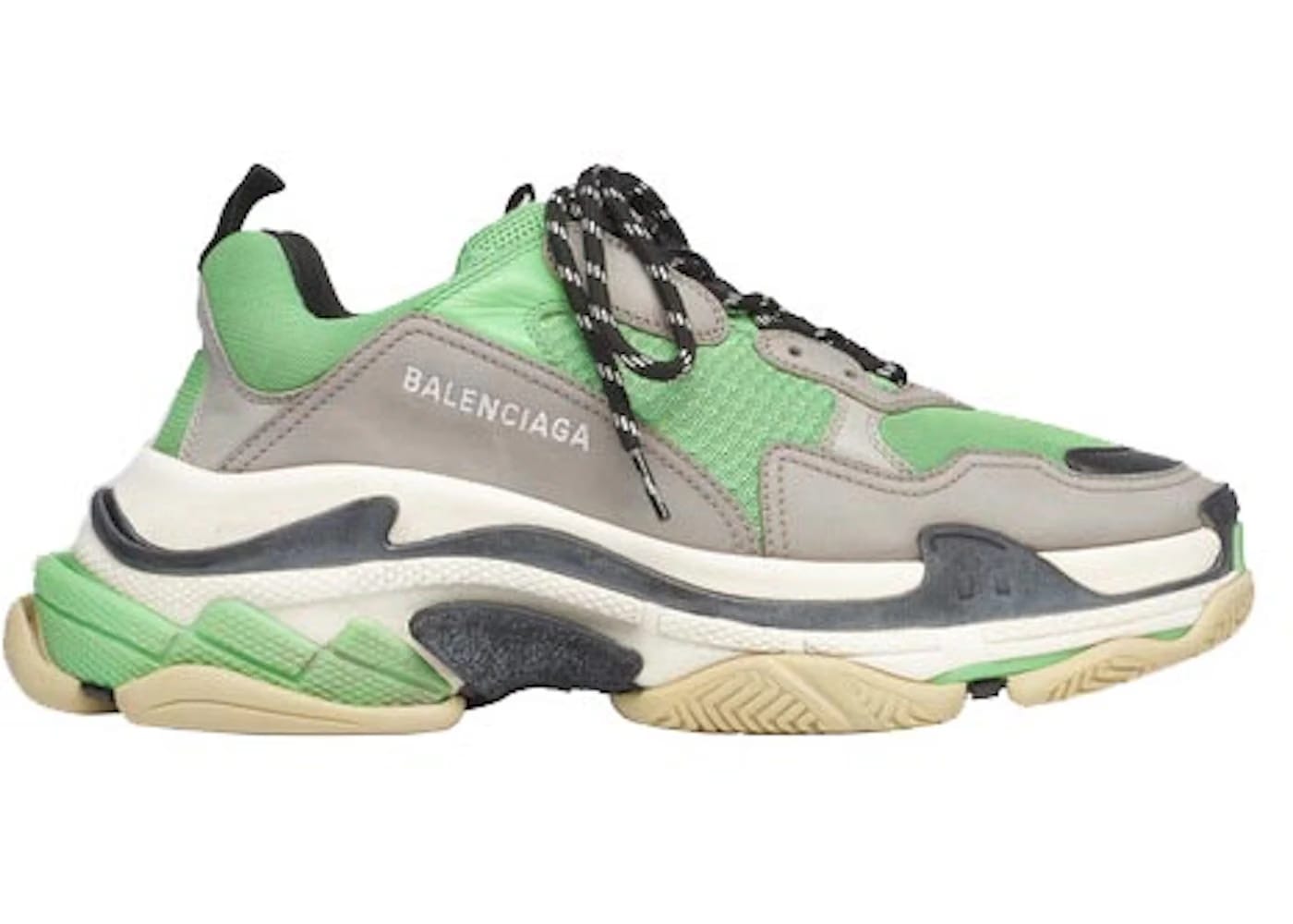 Balenciaga Triple S Green White