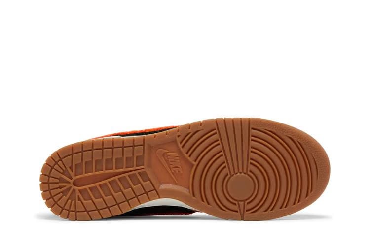 Nike Dunk High Chenille Swoosh Safety Orange