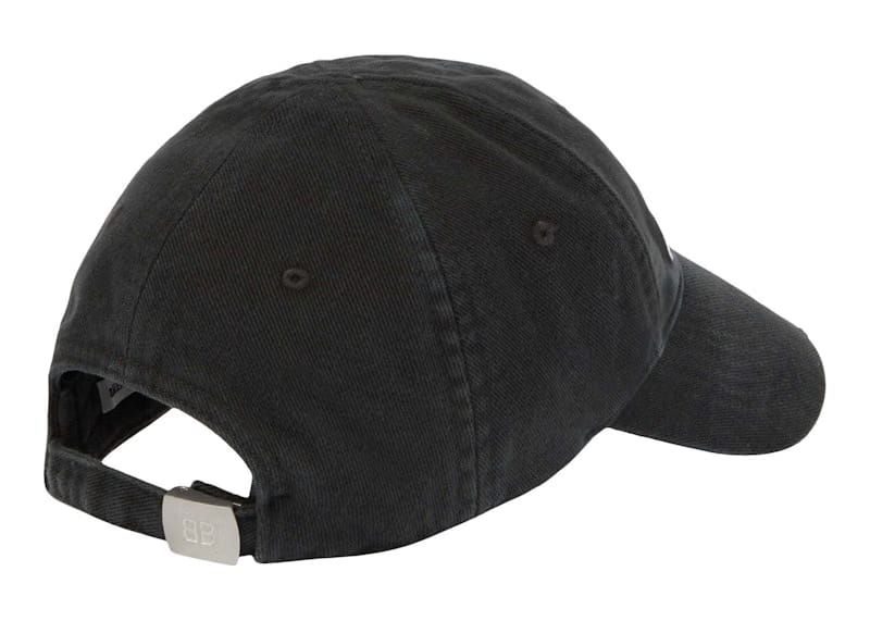 Balenciaga Cities London Cap Faded Black