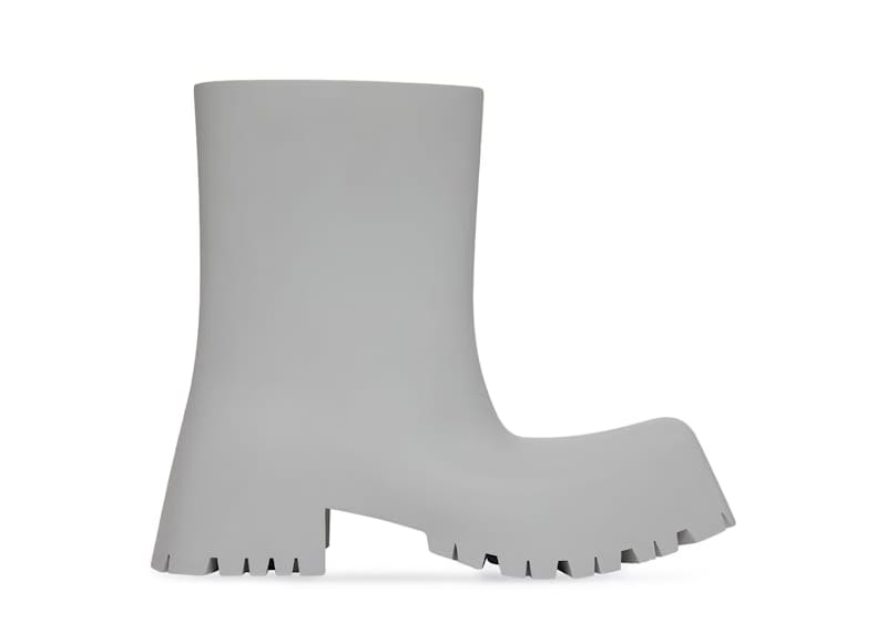 Balenciaga Trooper Rubber Boot Grey (Women's)