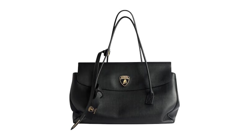 Balenciaga Automobil Lamborghini Carrie Carry All Bag Black