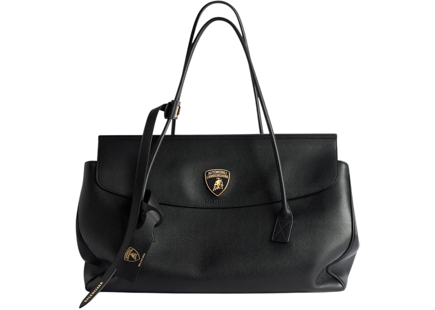 Balenciaga Automobil Lamborghini Carrie Carry All Bag Black