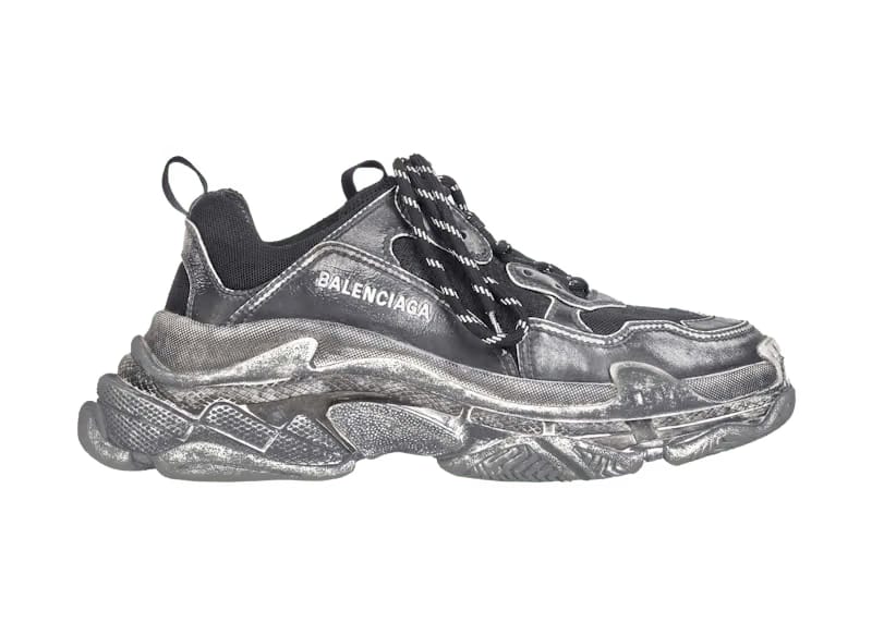 Balenciaga Triple S Faded Black (Women's)