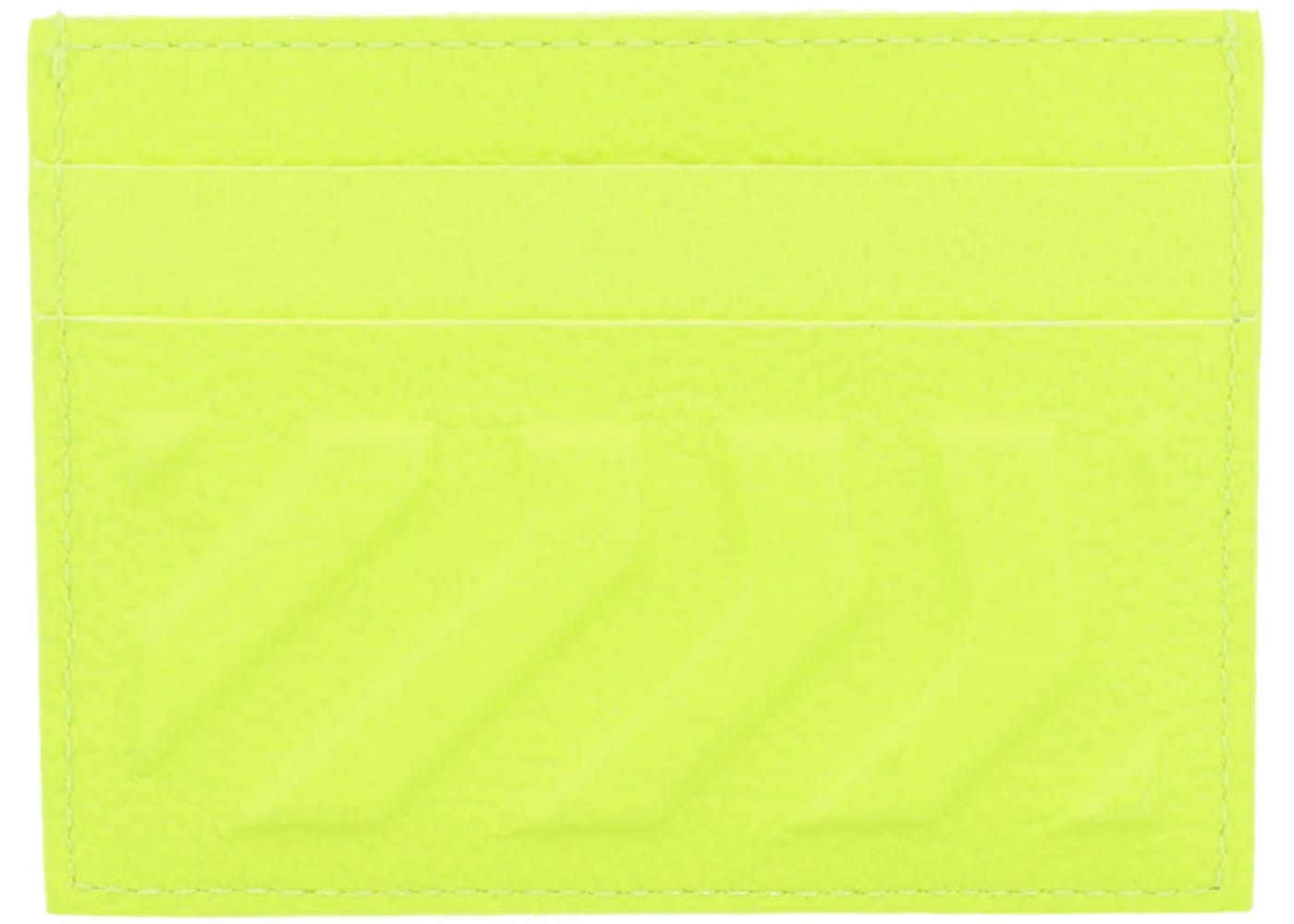 Balenciaga Logo Card Holder Bright Green