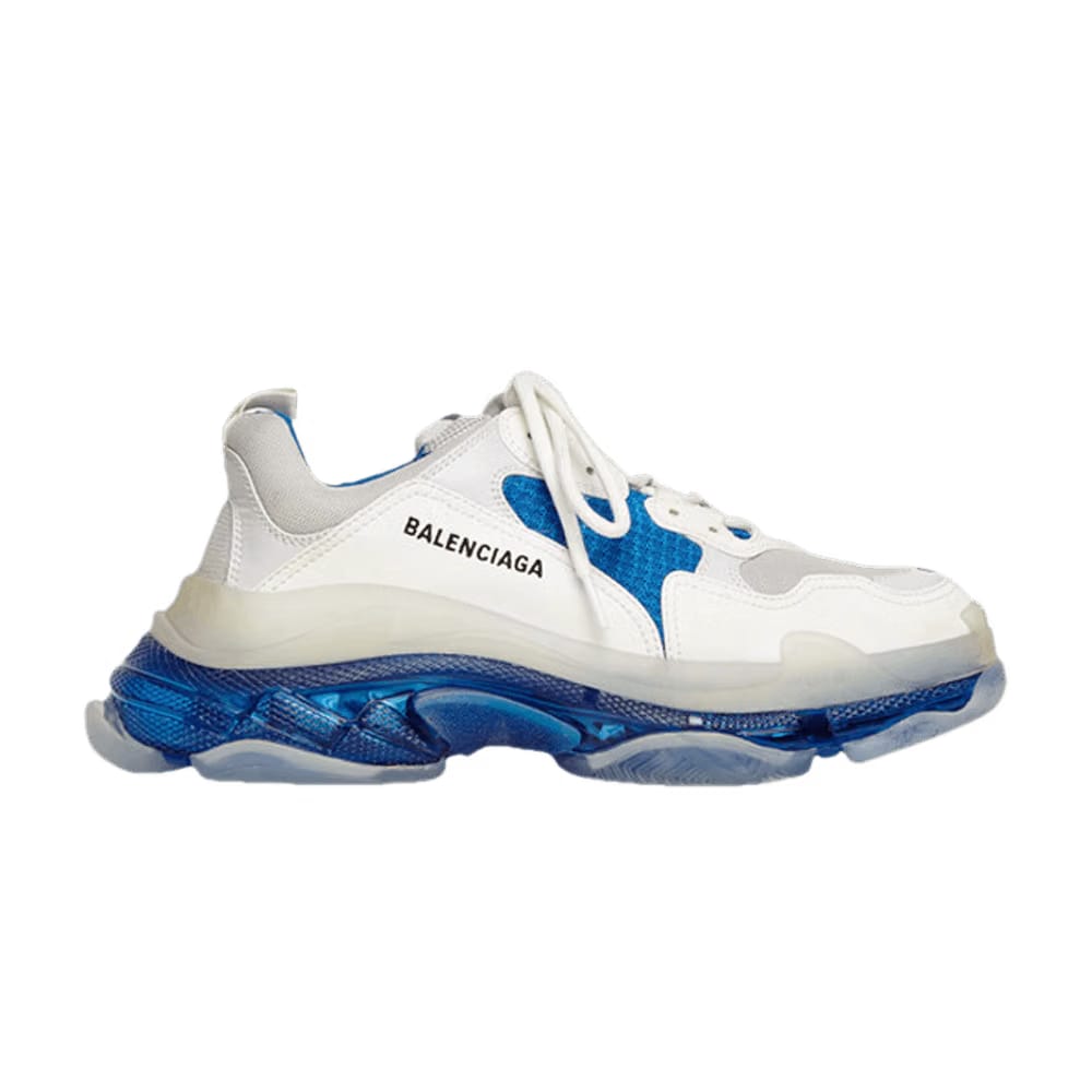 Balenciaga Triple S White Blue