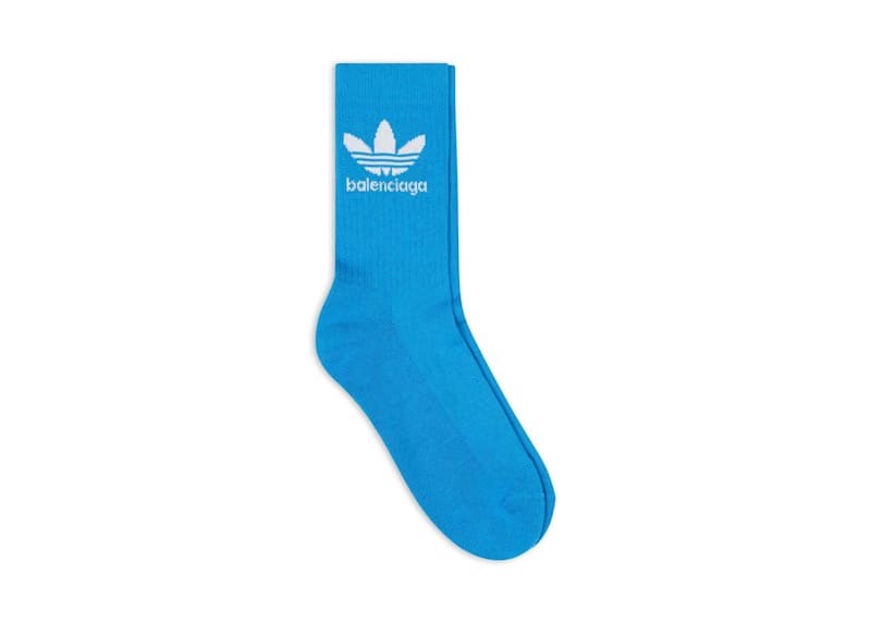 Balenciaga x adidas Mens Socks Blue