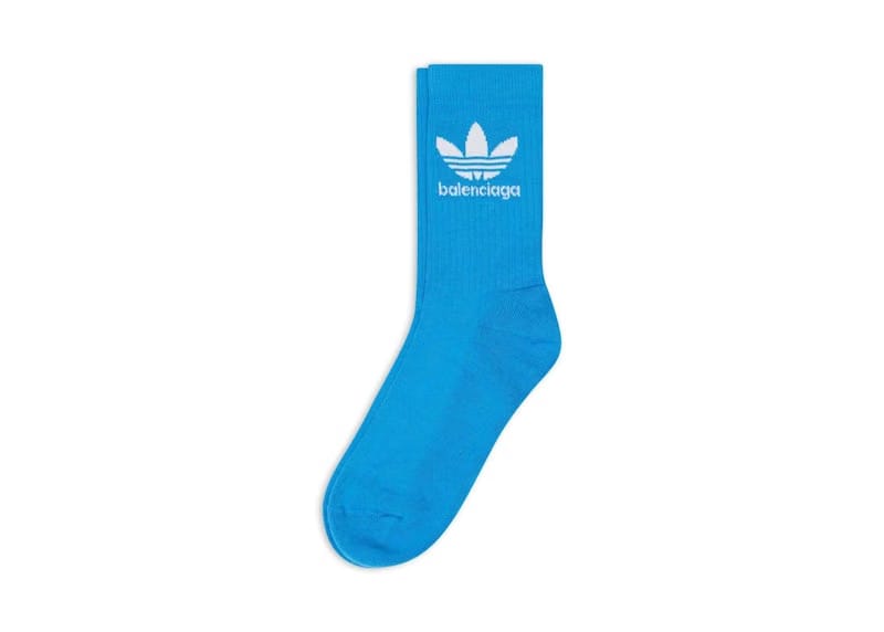 Balenciaga x adidas Mens Socks Blue