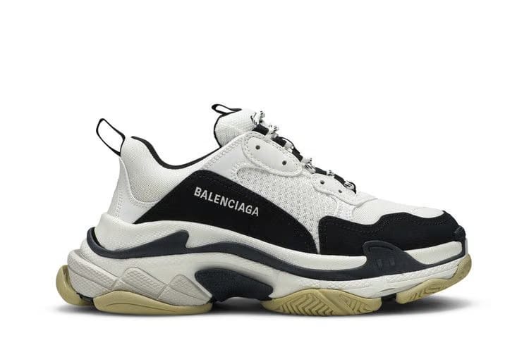 Balenciaga Triple S White Black