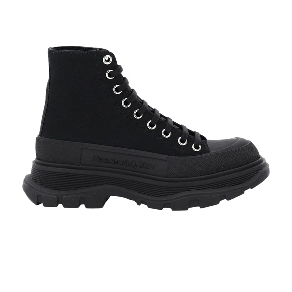 Alexander McQueen Wmns Tread Slick Boots 'Triple Black'