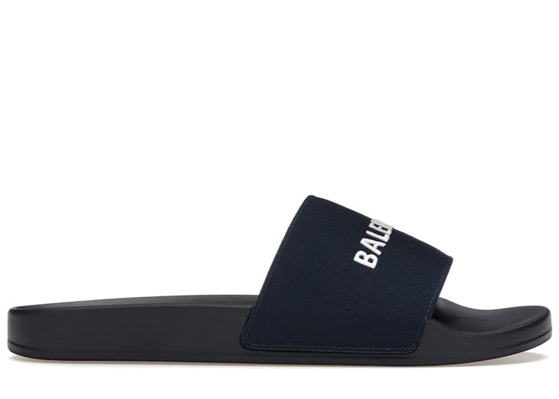 Balenciaga Pool Slide Navy