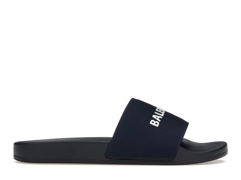 Balenciaga Pool Slide Navy