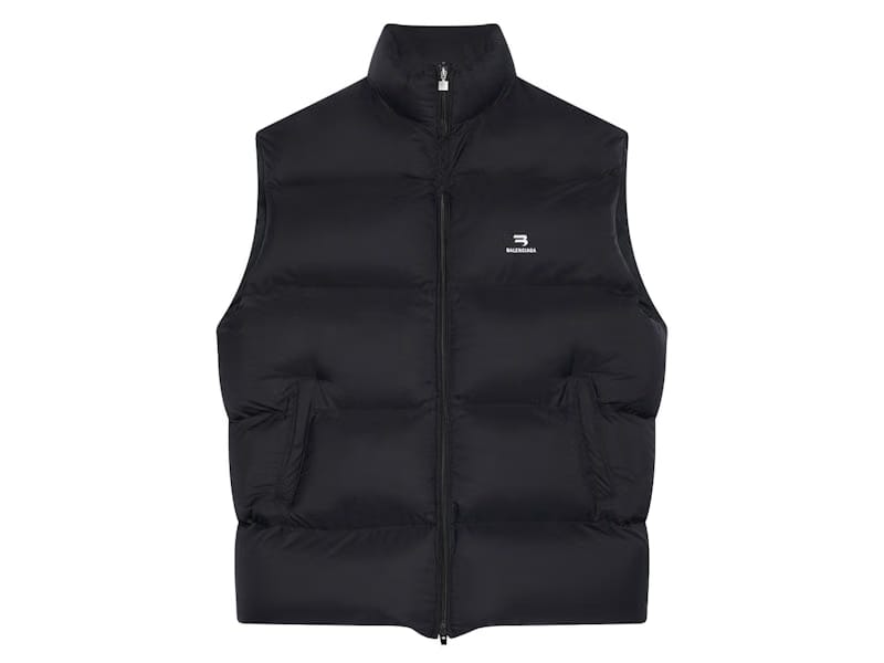 Balenciaga Sporty B Cosy Gilet Black/White
