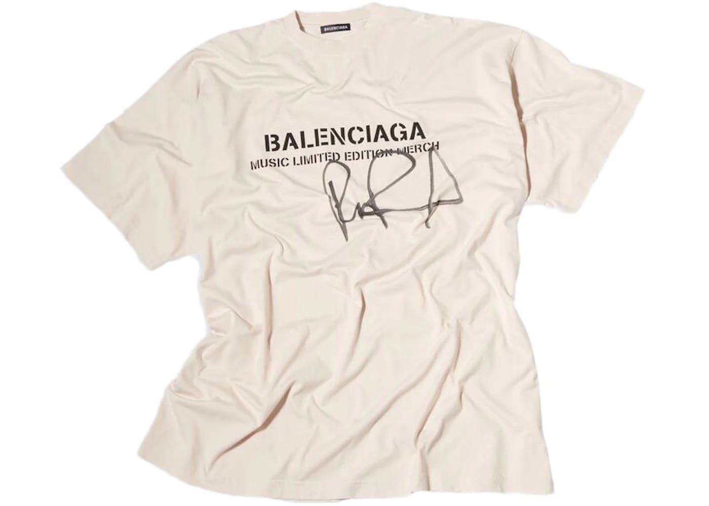 Balenciaga RuPaul Oversized T-Shirt Chalky White/Black