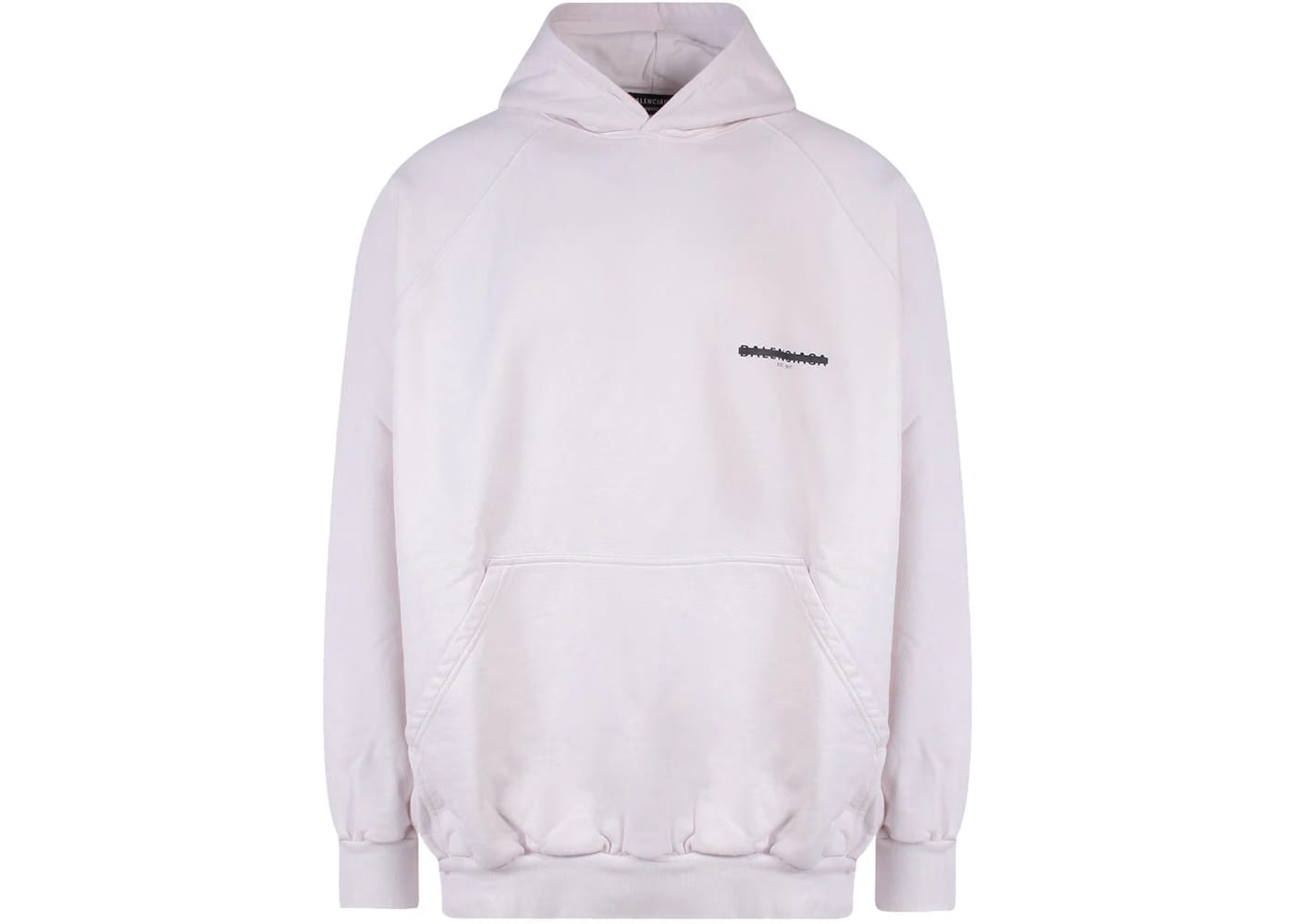 Balenciaga Oversize Cotton Sweatshirt Beige
