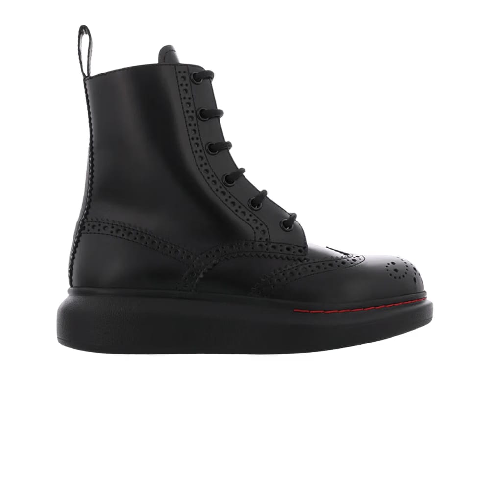 Alexander McQueen Wmns Hybrid Lace Up 'Black'
