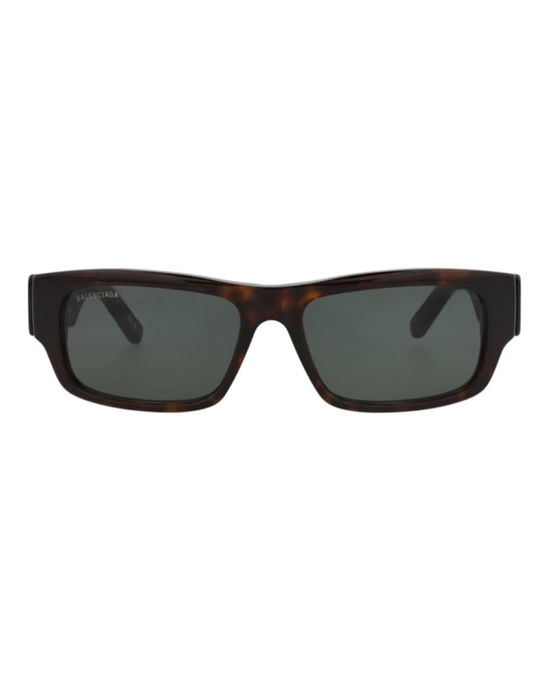 Balenciaga Square-Frame Recycled Acetate Sunglasses Havana/Havana/Green (BB0261SA-30013975-002)