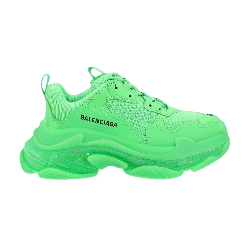 Balenciaga Triple S Neon Green Clear Sole 2021 (Women's)