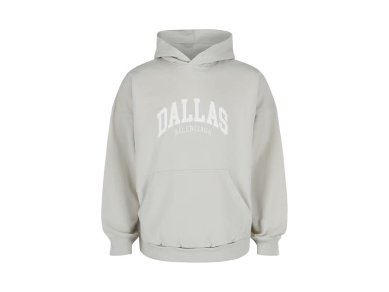 Balenciaga Wide Fit Dallas Hoodie Shell White