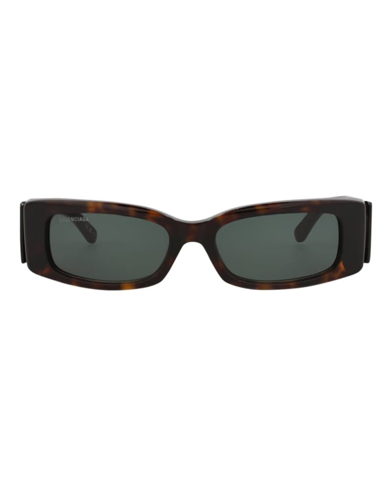 Balenciaga Square-Frame Recycled Acetate Sunglasses Havana/Havana/Green (BB0260S-30013974-002)