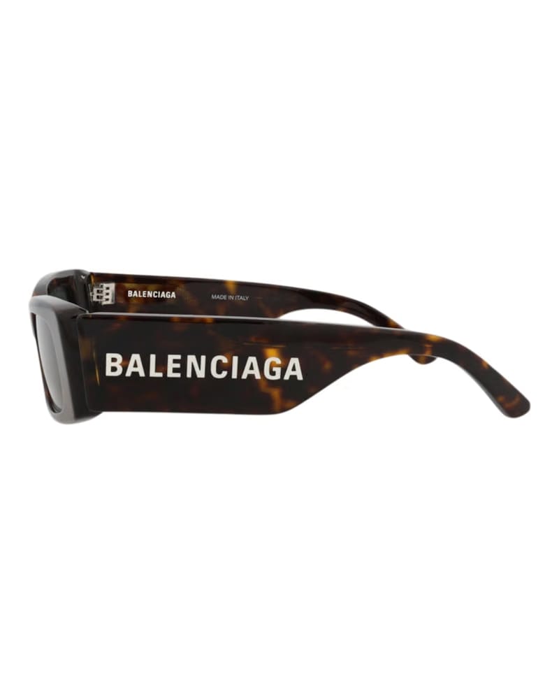 Balenciaga Square-Frame Recycled Acetate Sunglasses Havana/Havana/Green (BB0260S-30013974-002)