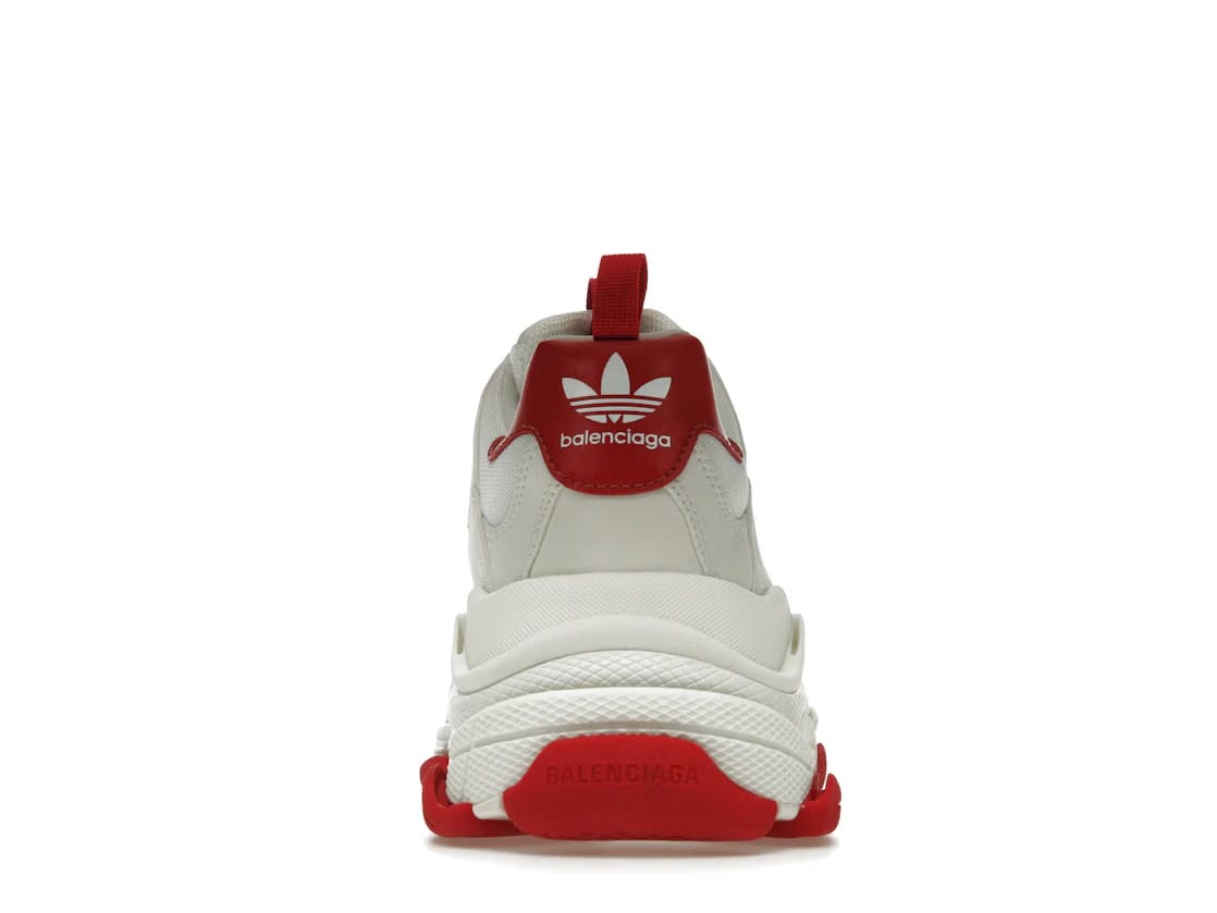 Balenciaga x adidas Triple S White Red Sale price