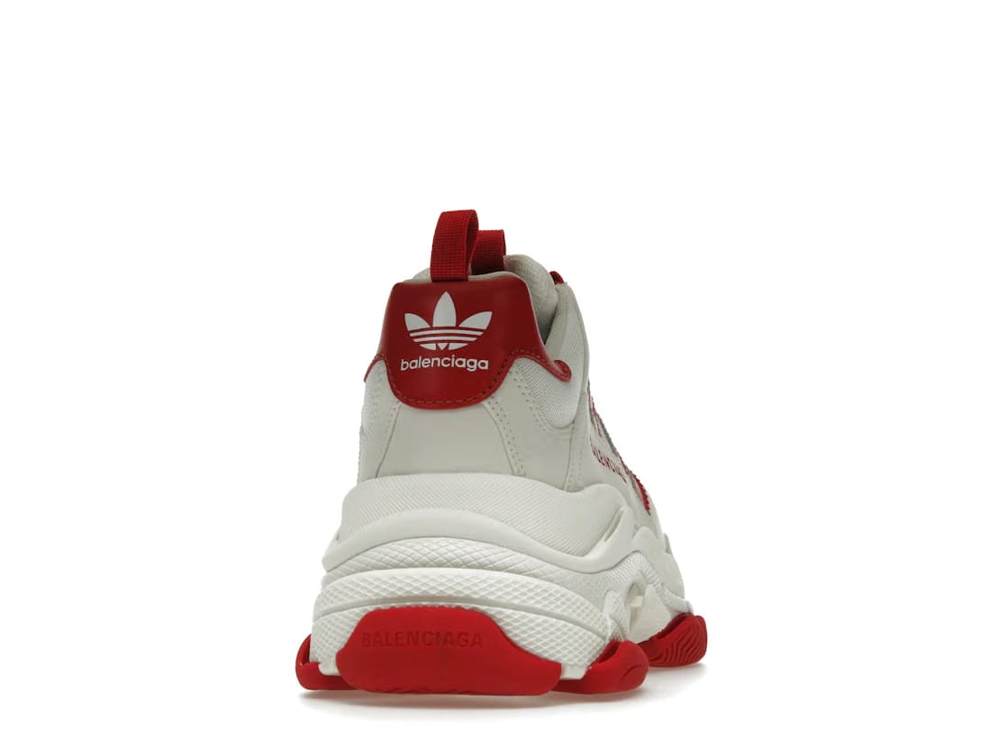 Balenciaga x adidas Triple S White Red Sale price