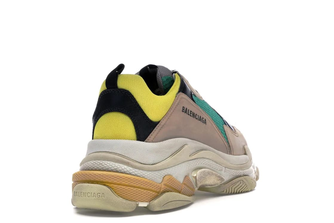 Balenciaga Triple S Beige Green Yellow (2018 Reissue)