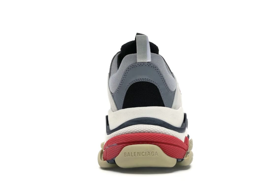 Balenciaga Triple S Silver Red (2018)