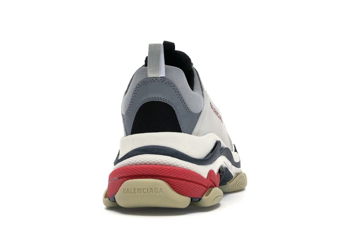 Balenciaga Triple S Silver Red (2018)