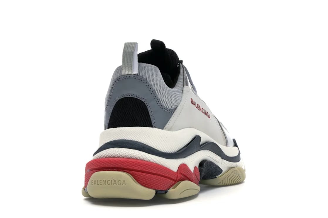 Balenciaga Triple S Silver Red (2018)