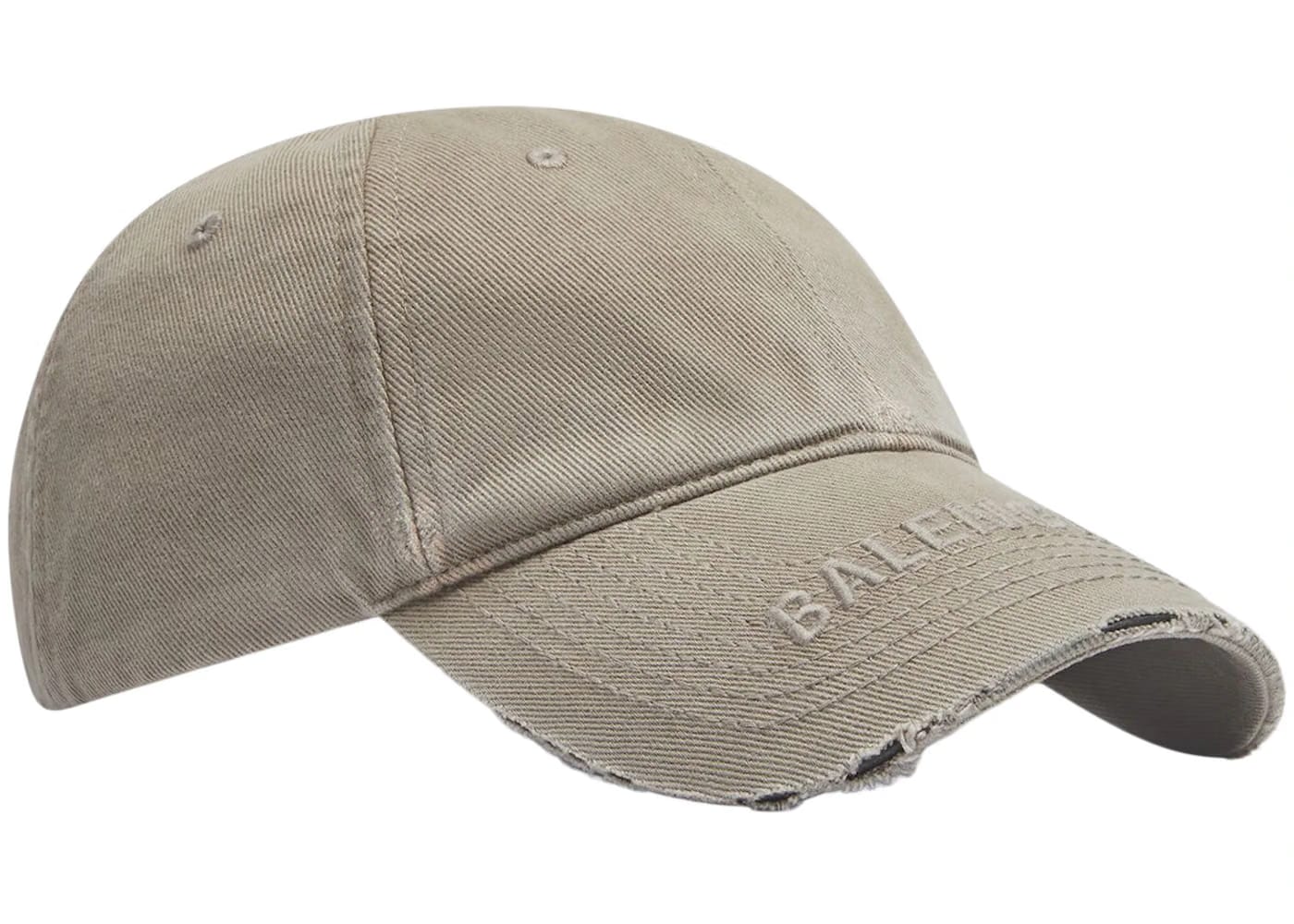 Balenciaga Logo Visor Cap Dark Beige/Dark Beige